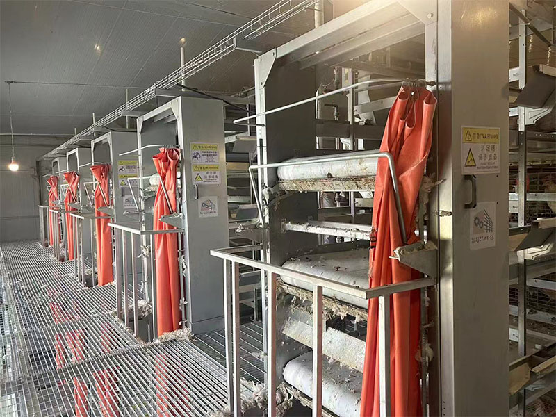 Nettoyeuse de fientes à étages multiples